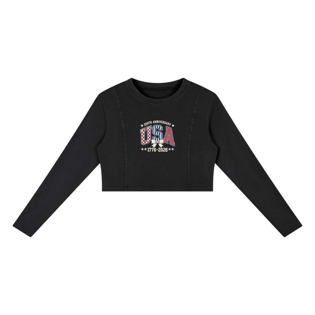Women's Mineral Wash Crop Sweatshirt