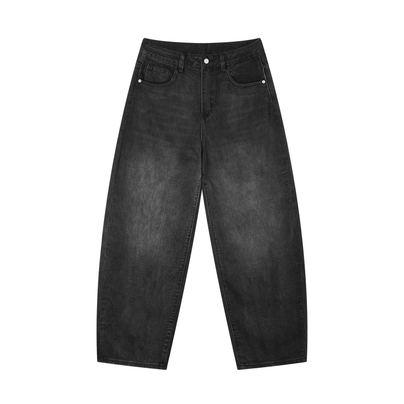 Men's Distressed Barrel Leg Jeans - Image 9