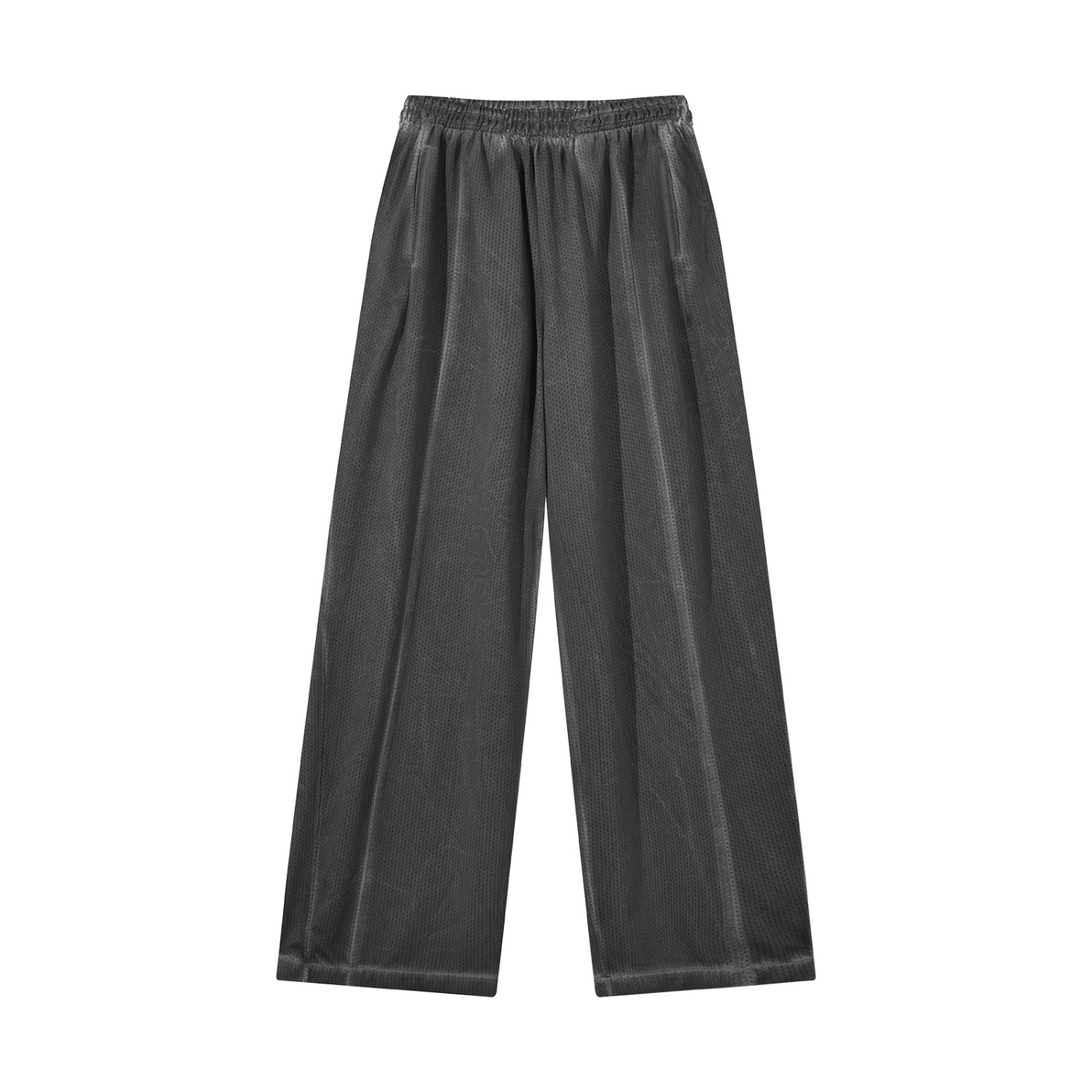 Unisex Vintage Wash Wide Leg Mesh Sweatpants