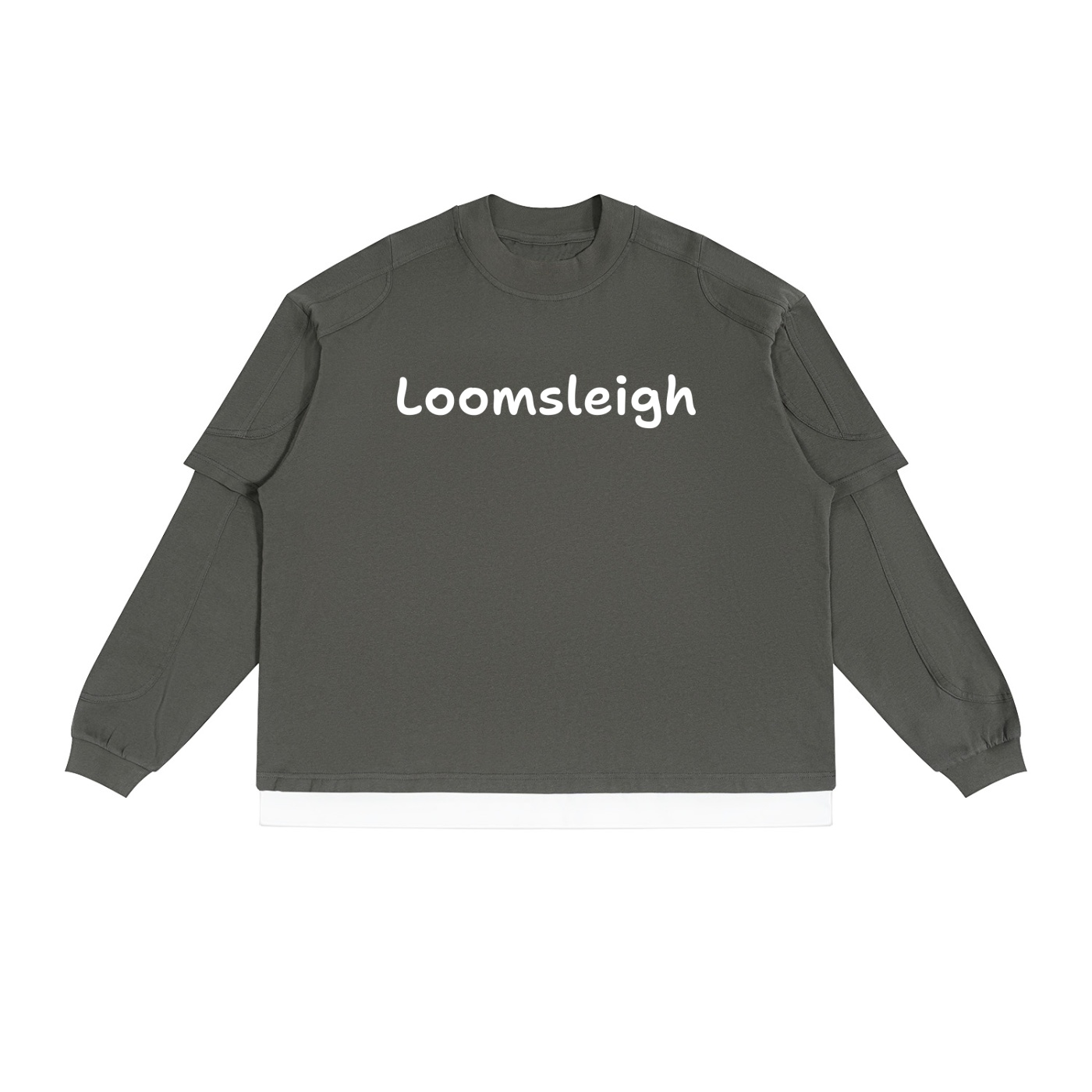 Unisex Paneled Layer Color Block T-Shirt - Image 5