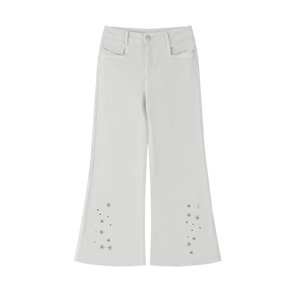 Women's Vintage Wash Flared Leg Jeans