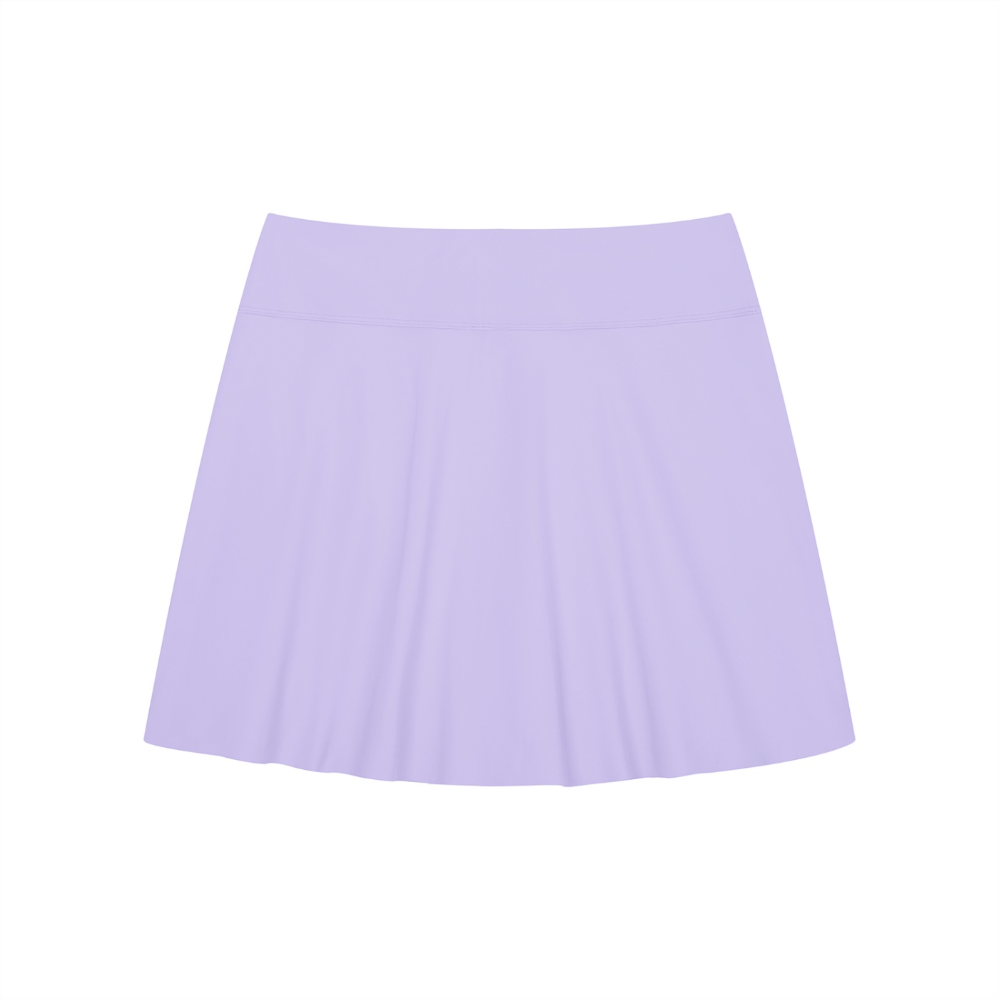 Women's A-Line Contrast Panel Slit Skirt - Image 4