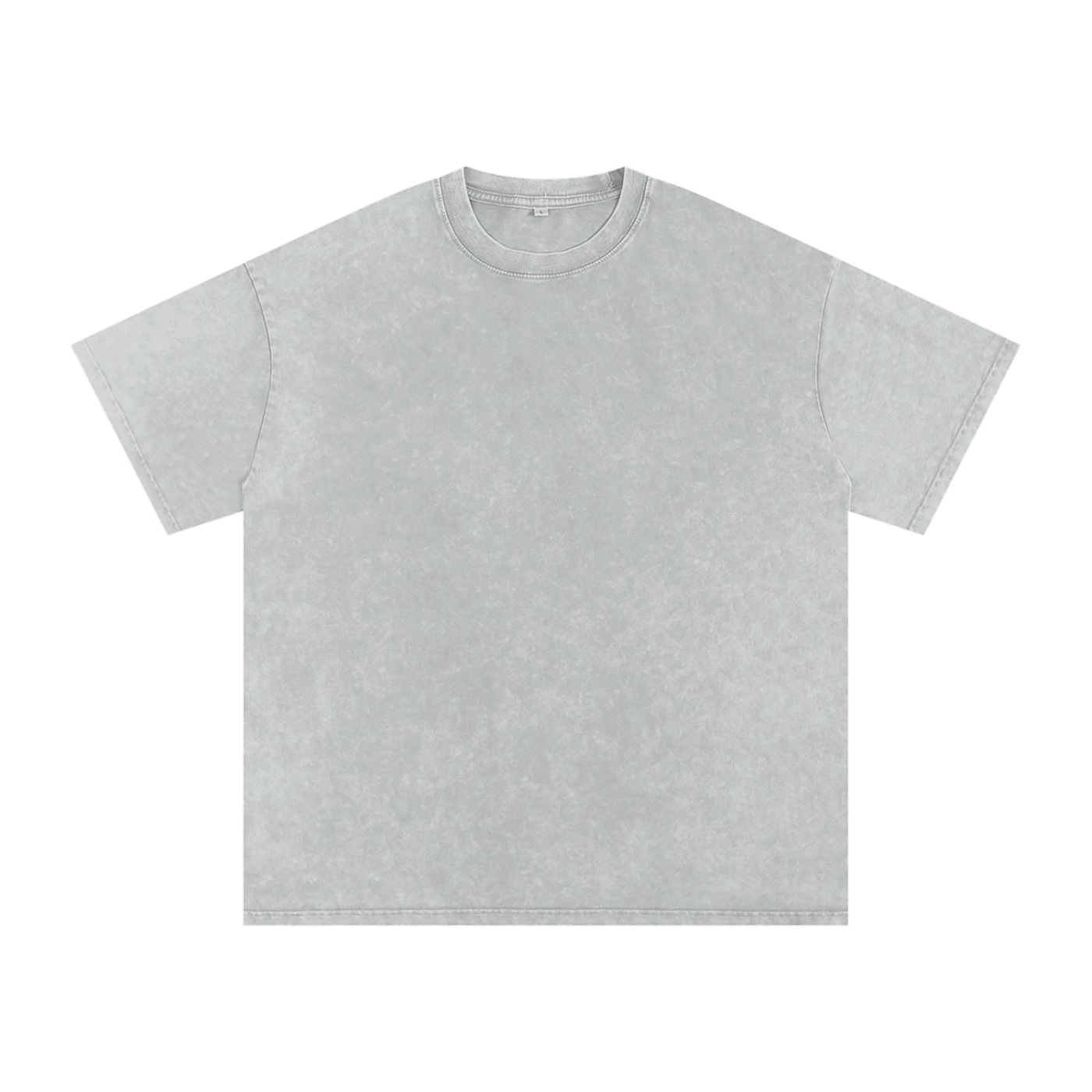 Snow Washed Oversized Cotton T-Shirt - Image 5