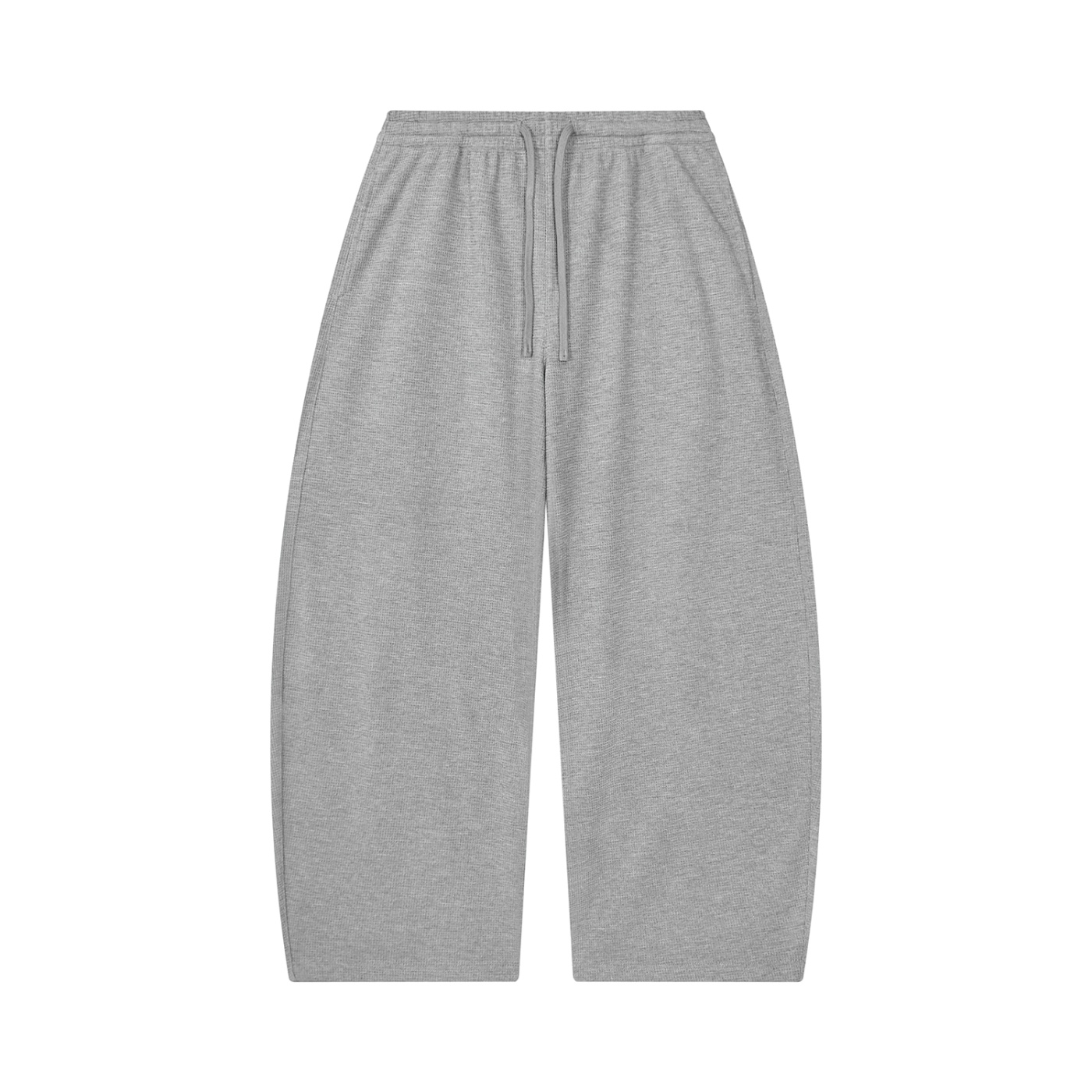 Unisex Waffle Barrel Leg Pants - Image 11