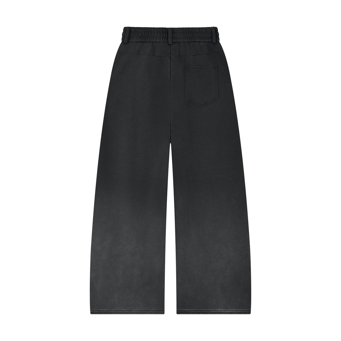 Unisex Sunfade Paneled Barrel Leg Sweatpants - Image 2