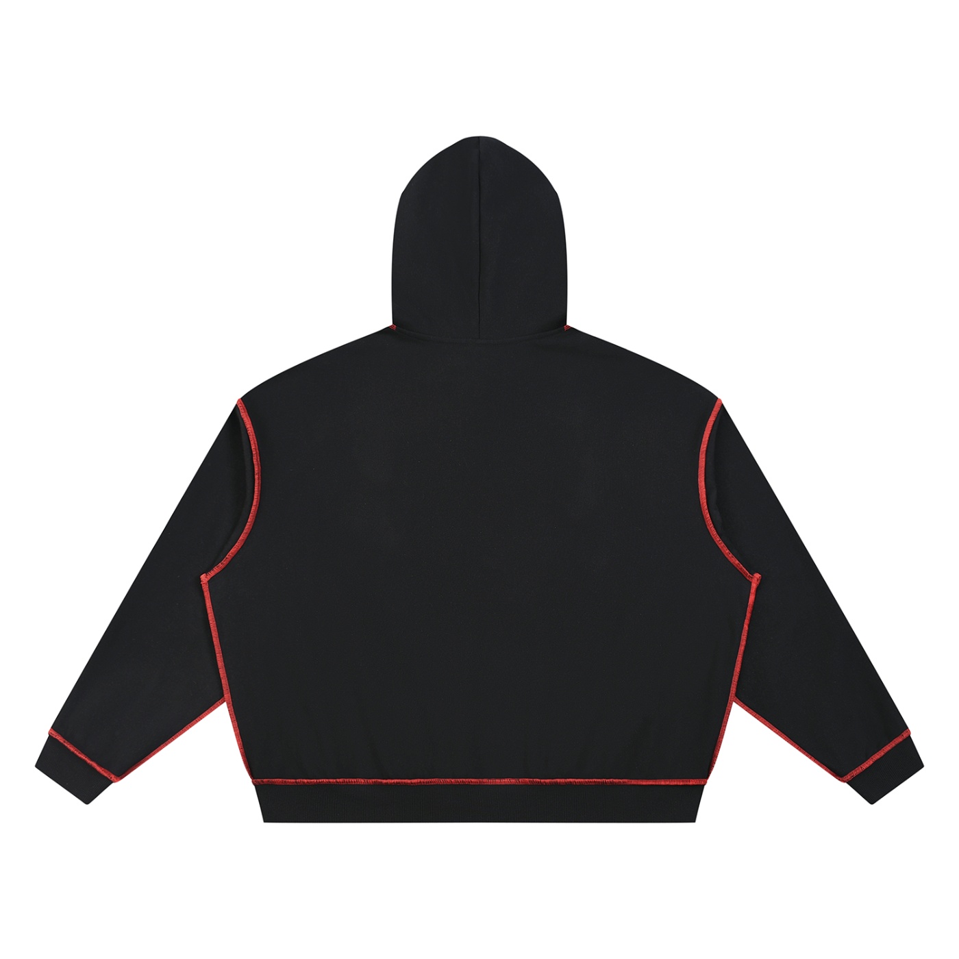 Unisex Boxy Heavyweight Topstitch Hoodie - Image 2