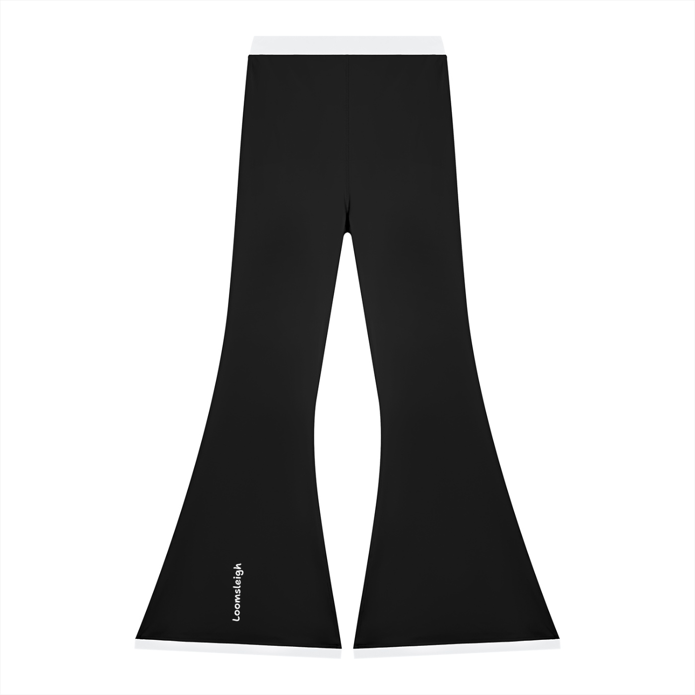 Women's Color Block Flared Yoga Leggings - Image 3