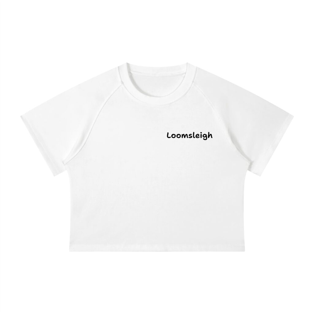 Embrace the cosmos Mineral Wash Raglan Crop T-Shirt