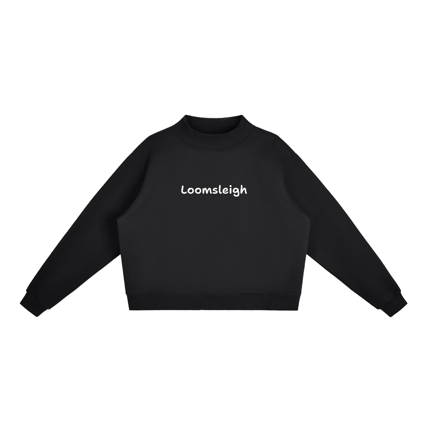 Essential Fleece Mock-Neck Crew Sweatshirt - Image 7