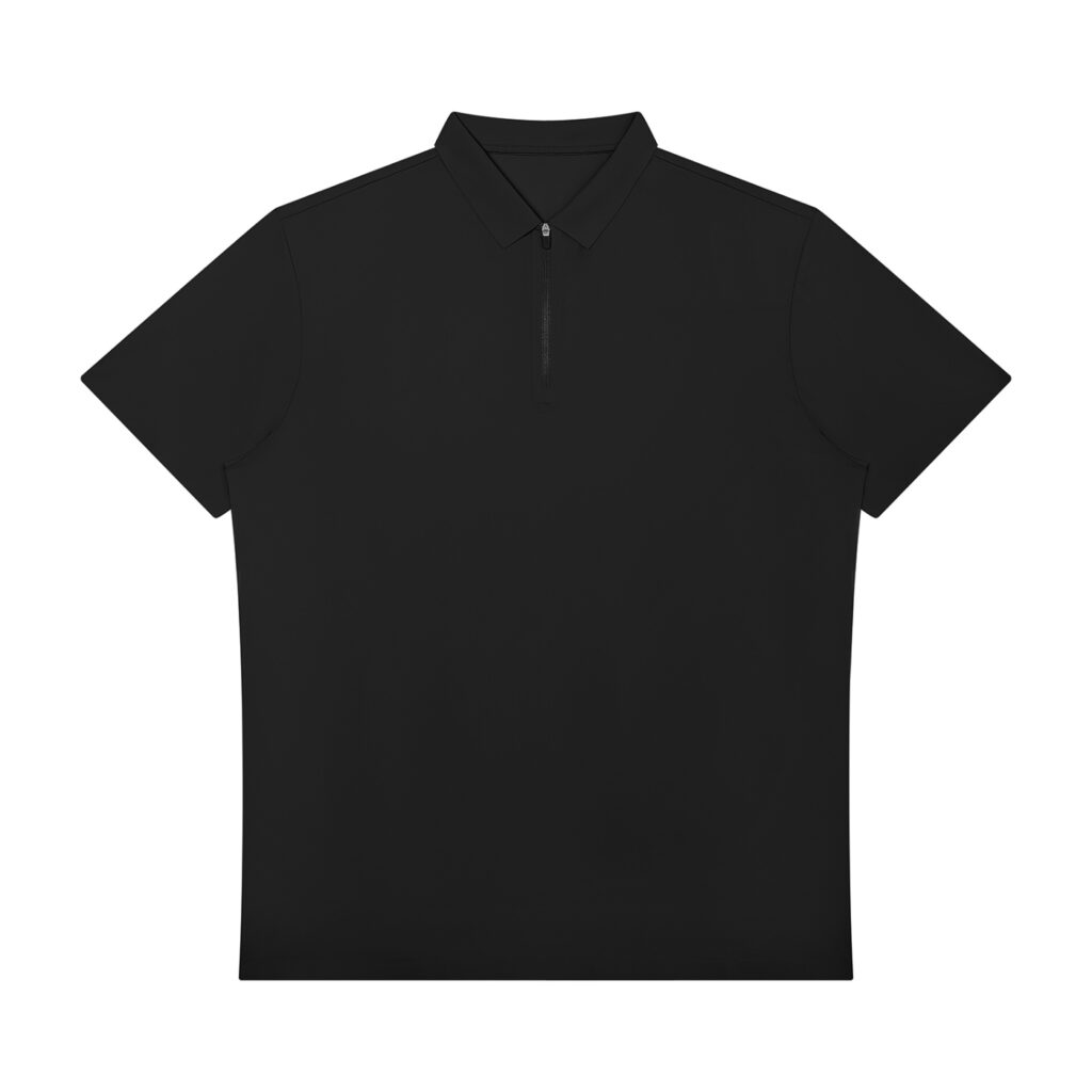Men's Quarter-Zip Performance Polo Shirt