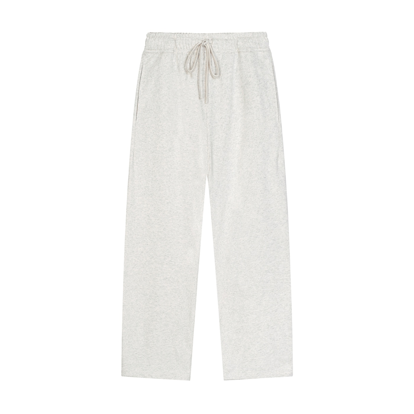 Solid Color Straight-Leg Sweatpants - Image 5