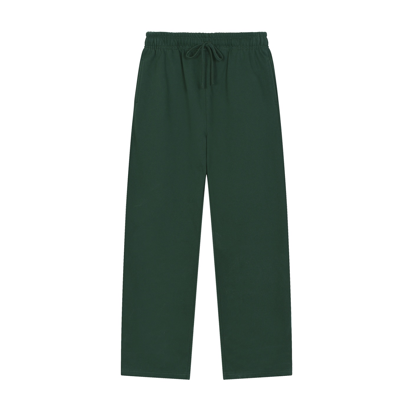 Solid Color Straight-Leg Sweatpants - Image 21