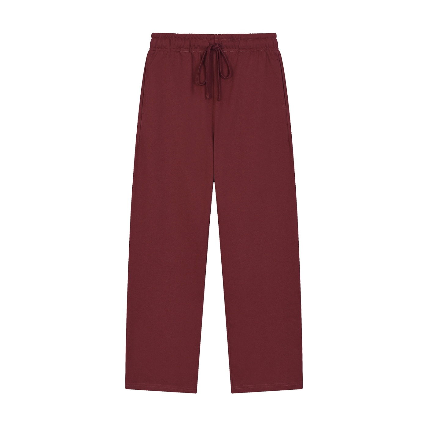 Solid Color Straight-Leg Sweatpants - Image 23