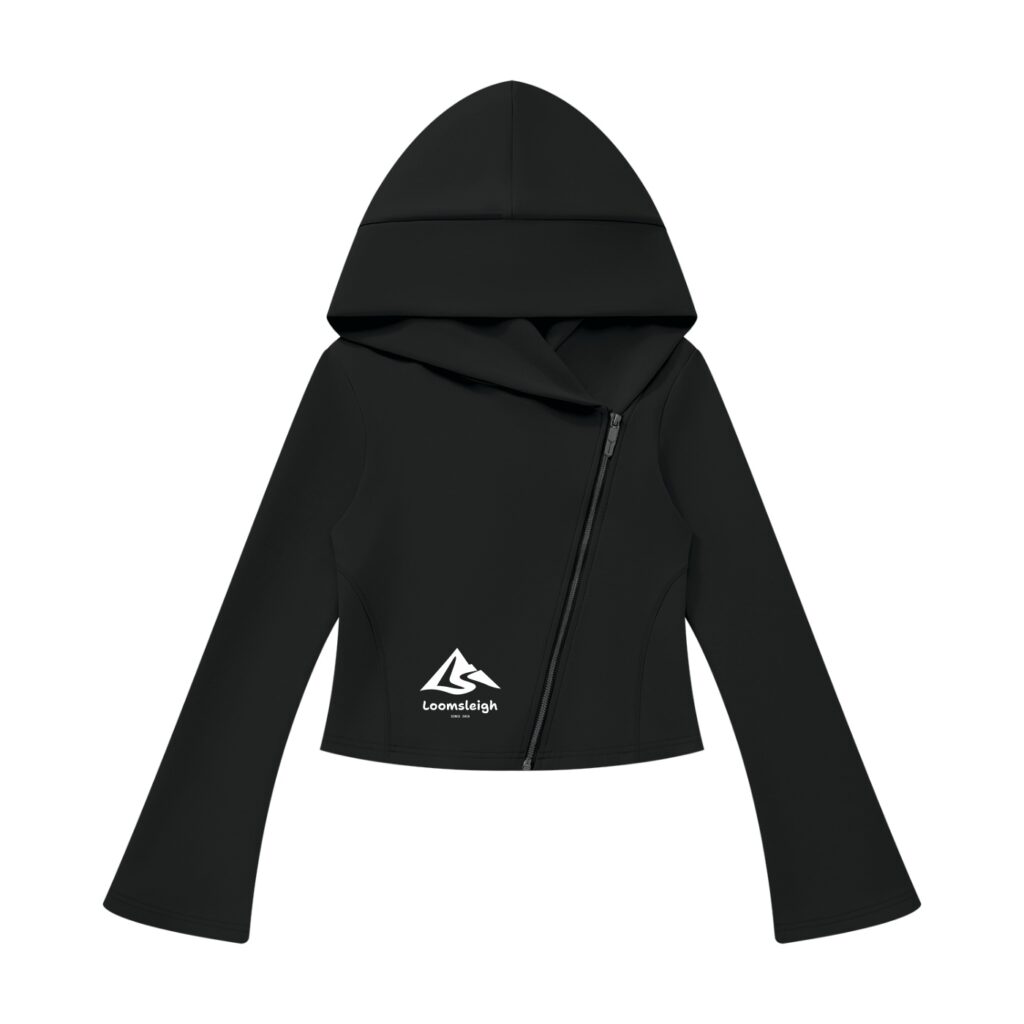 Women's Bell Sleeve Full Zip Hoodie