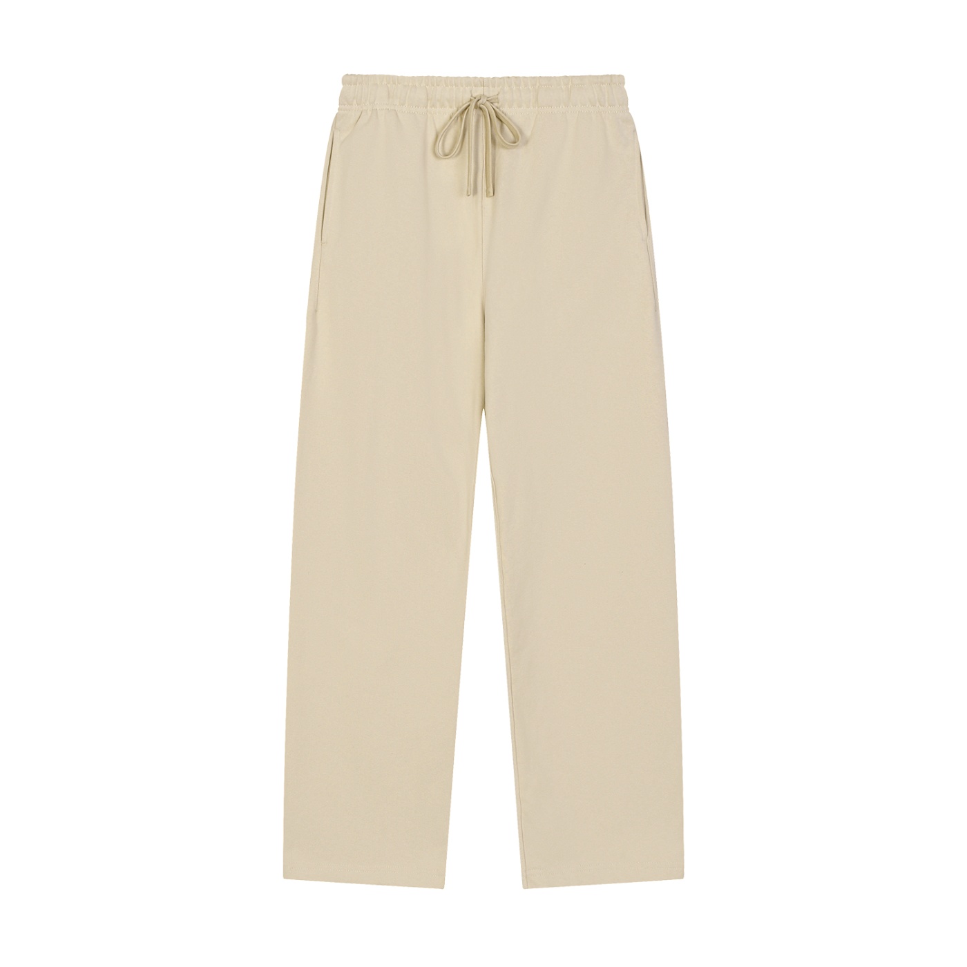Solid Color Straight-Leg Sweatpants - Image 11