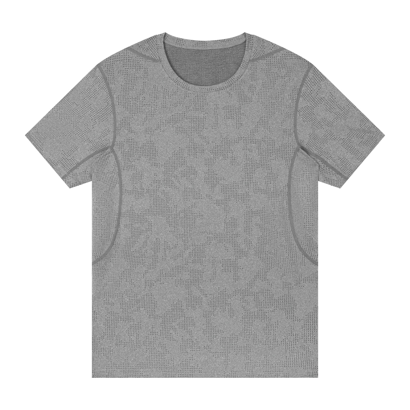 Men's Jacquard Slim Mesh T-Shirt - Image 3