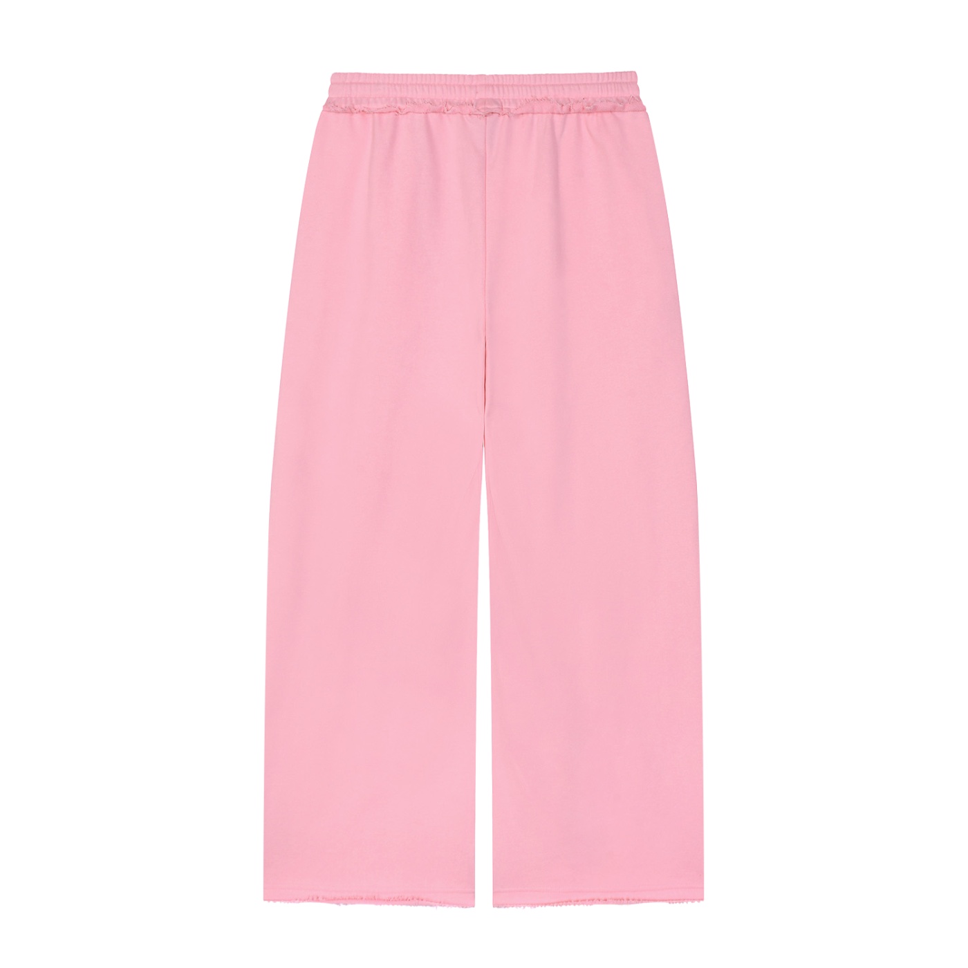 Women’s Wide Leg Raw Edge Sweatpants - Image 6