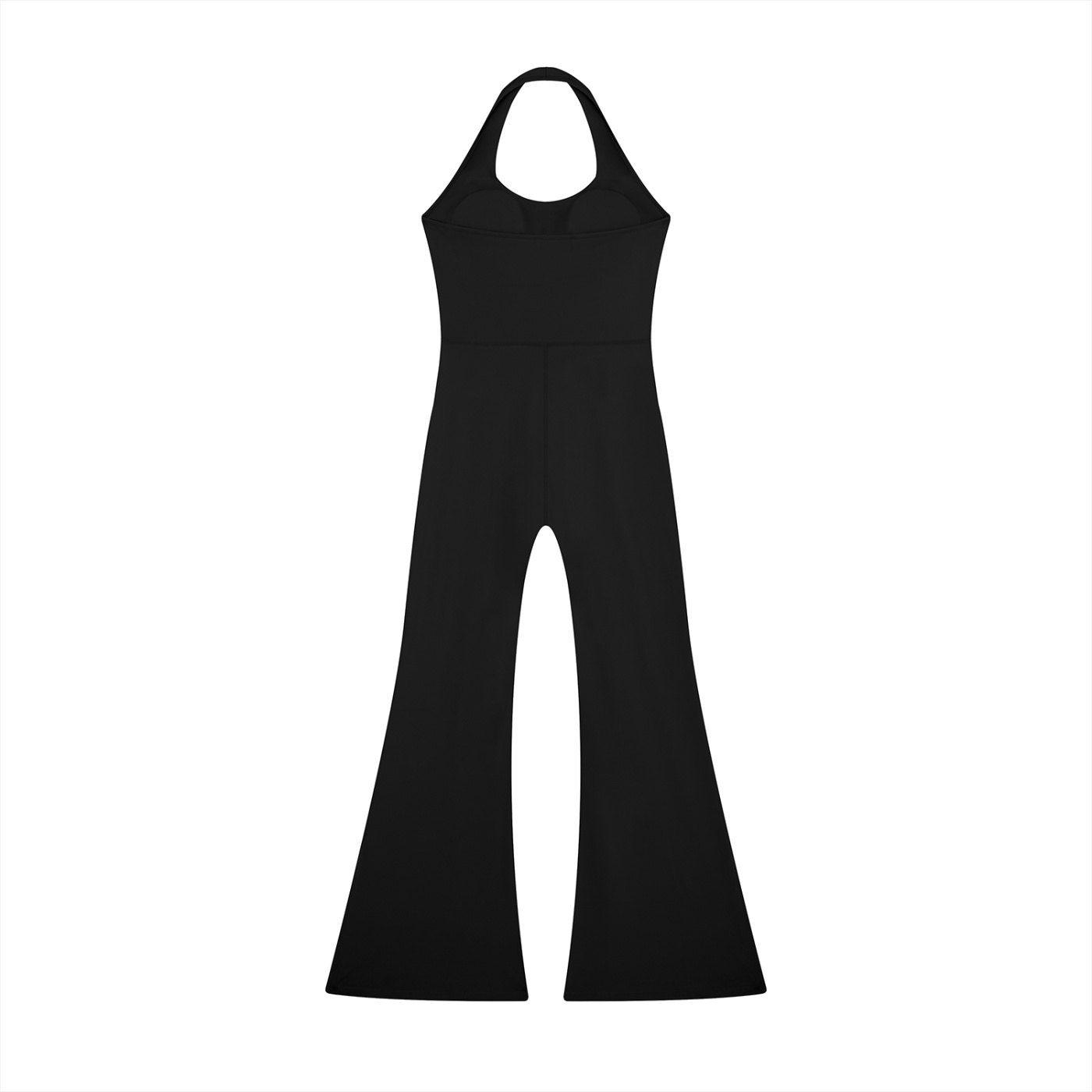 Women’s Halter Flared Jumpsuit - Image 2