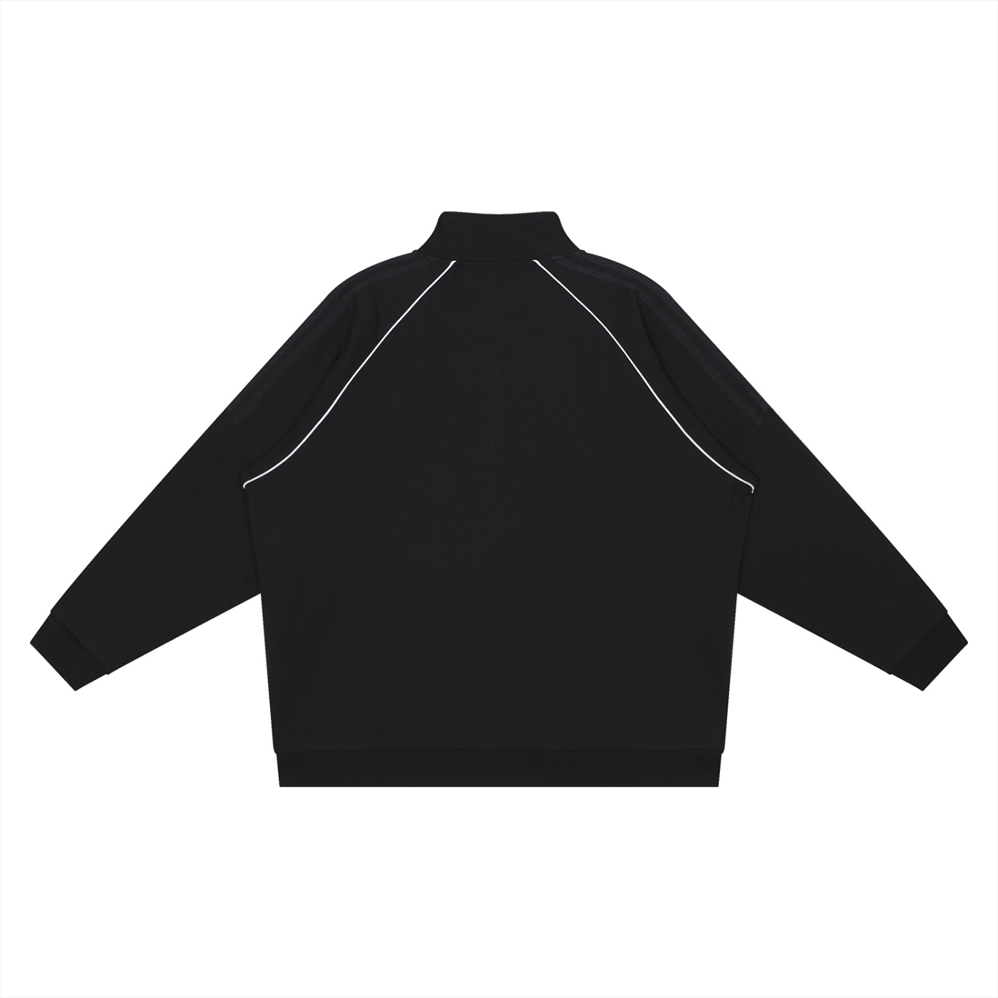 Reflection Striped Raglan Sleeve Jacket - Image 2