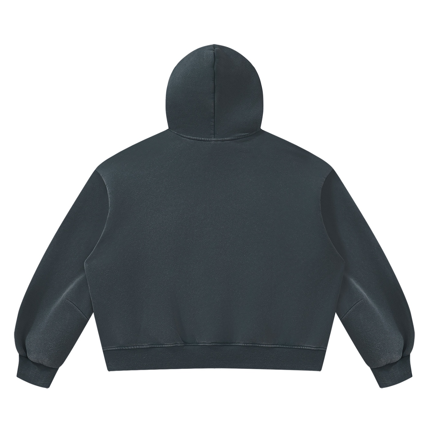 Unisex Vintage Wash Boxy Fleece Hoodie - Image 8
