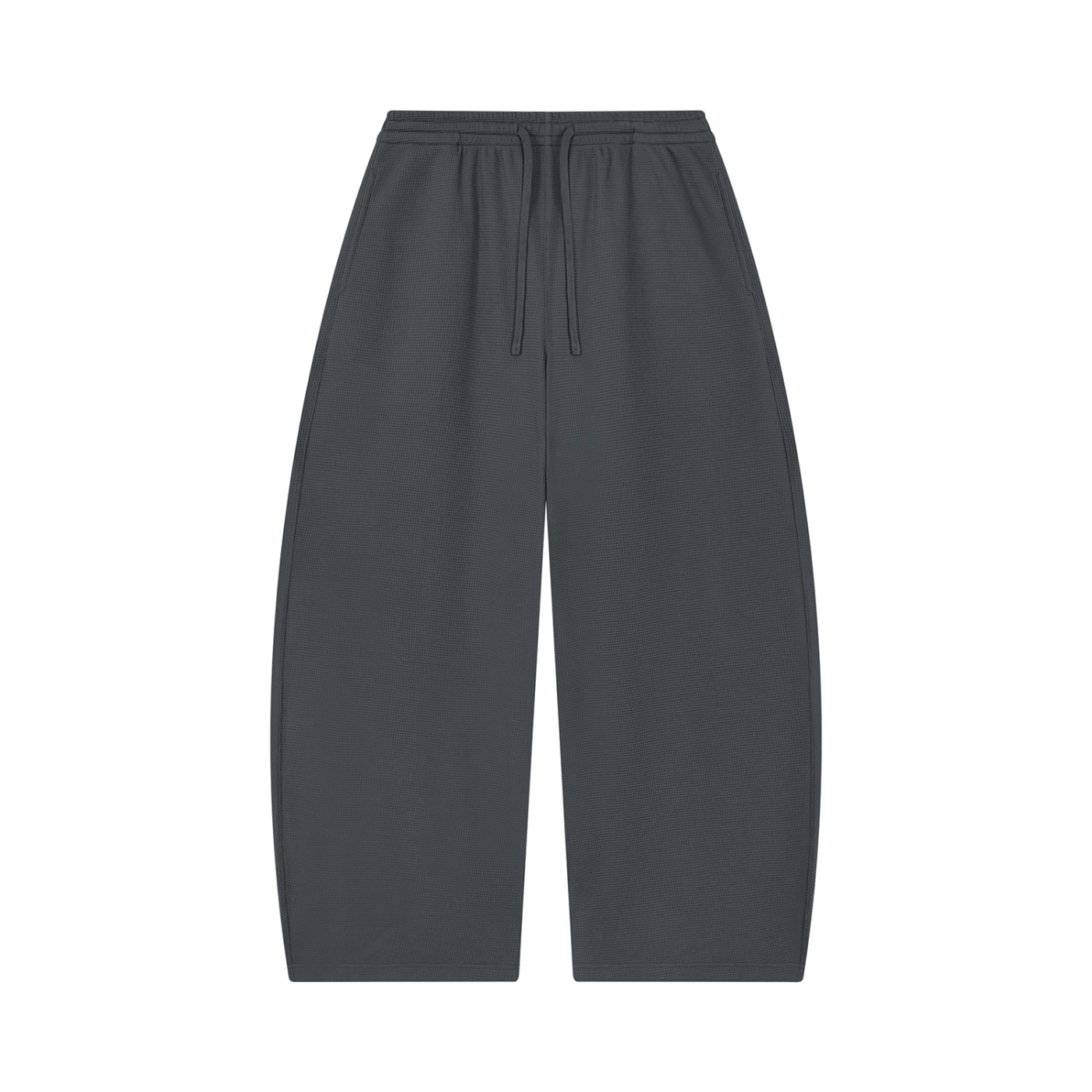 Unisex Waffle Barrel Leg Pants - Image 15