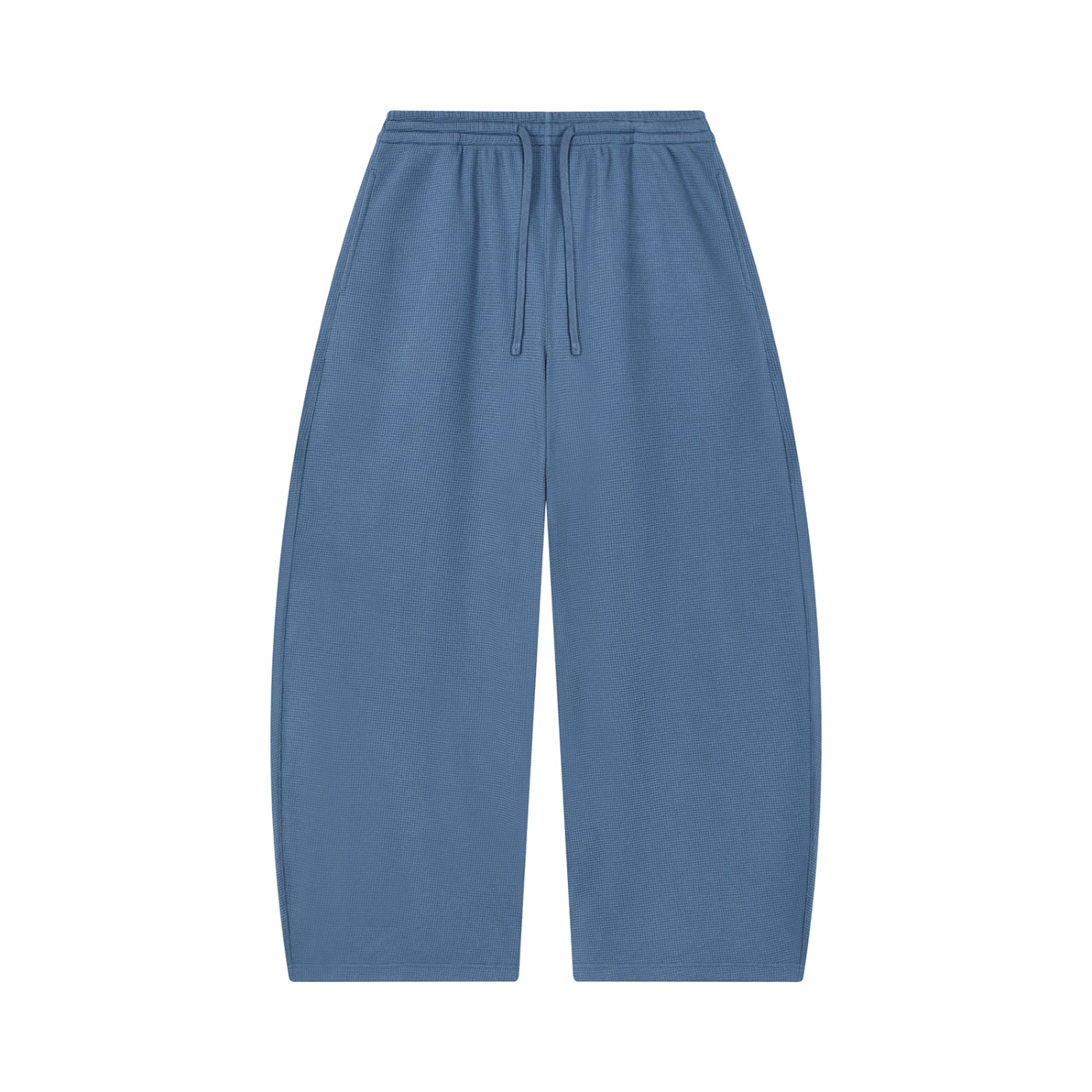Unisex Waffle Barrel Leg Pants - Image 13