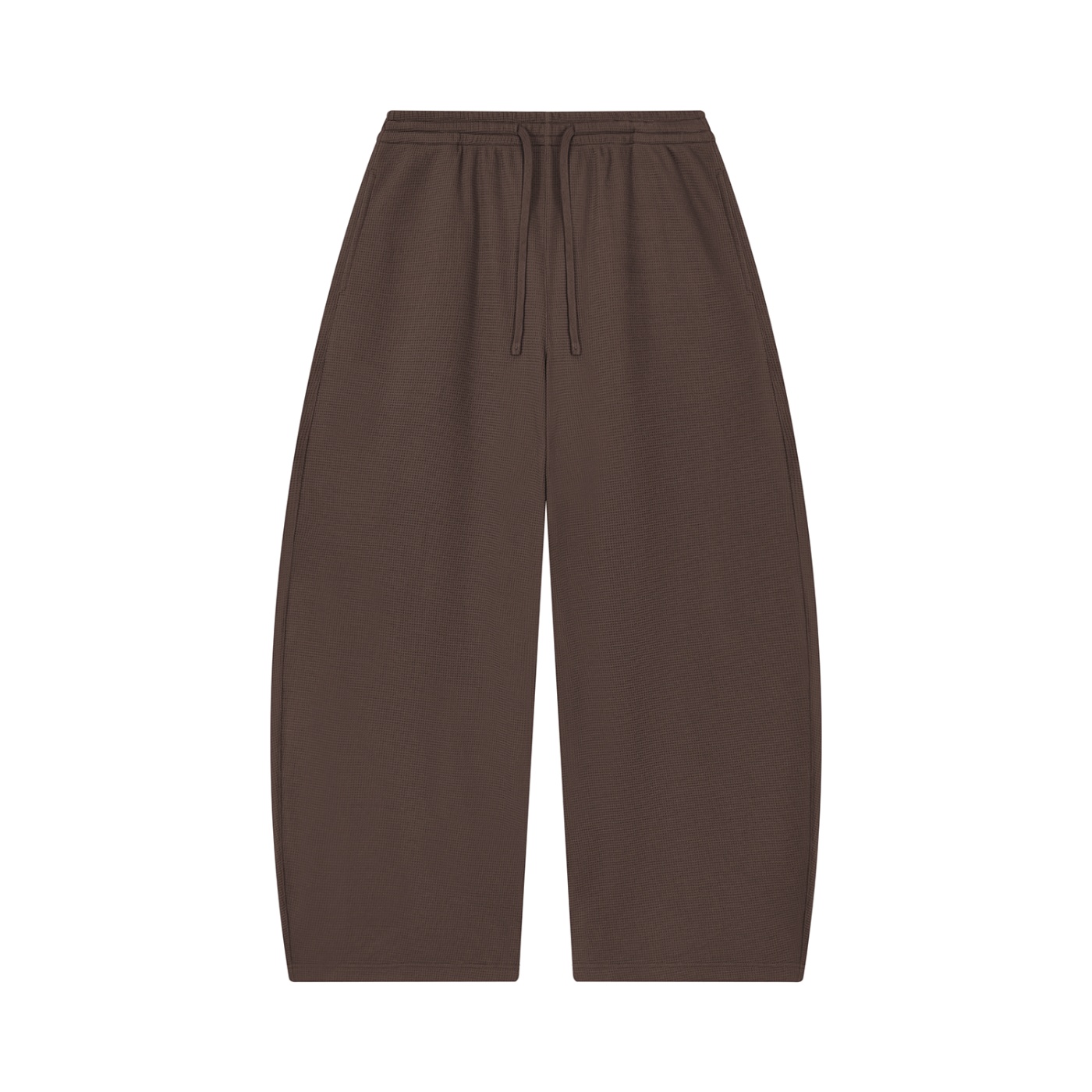 Unisex Waffle Barrel Leg Pants - Image 17
