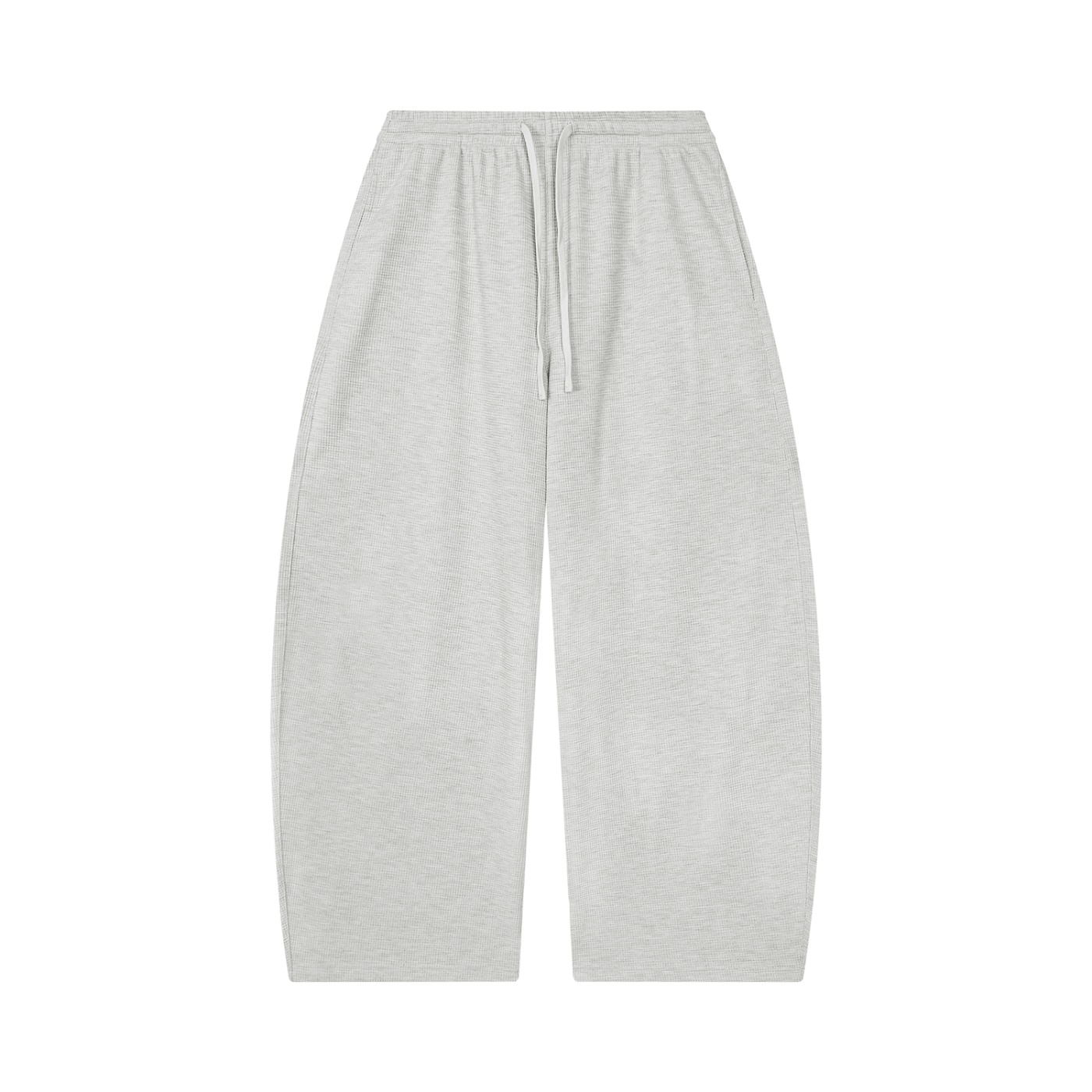 Unisex Waffle Barrel Leg Pants - Image 7