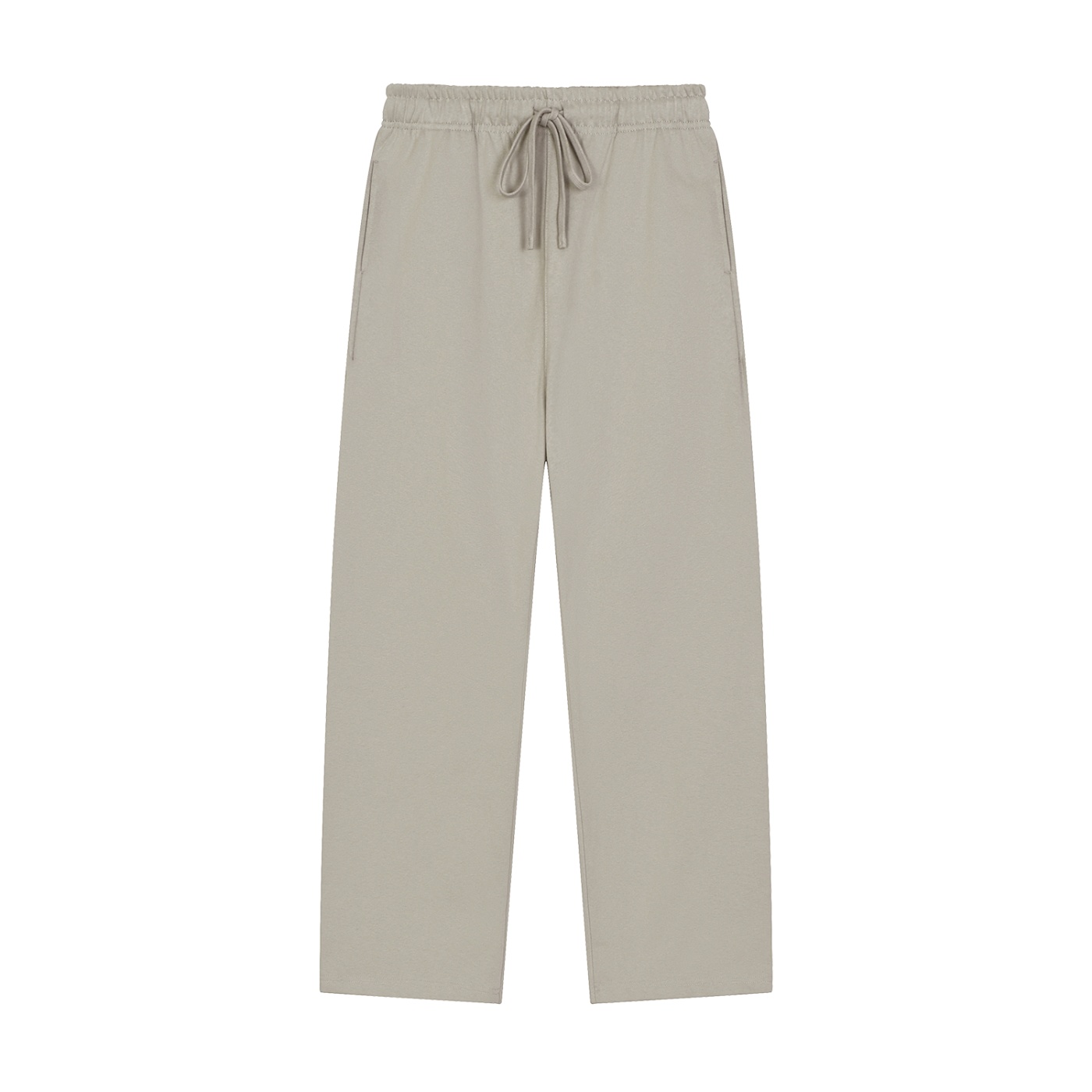 Solid Color Straight-Leg Sweatpants - Image 9