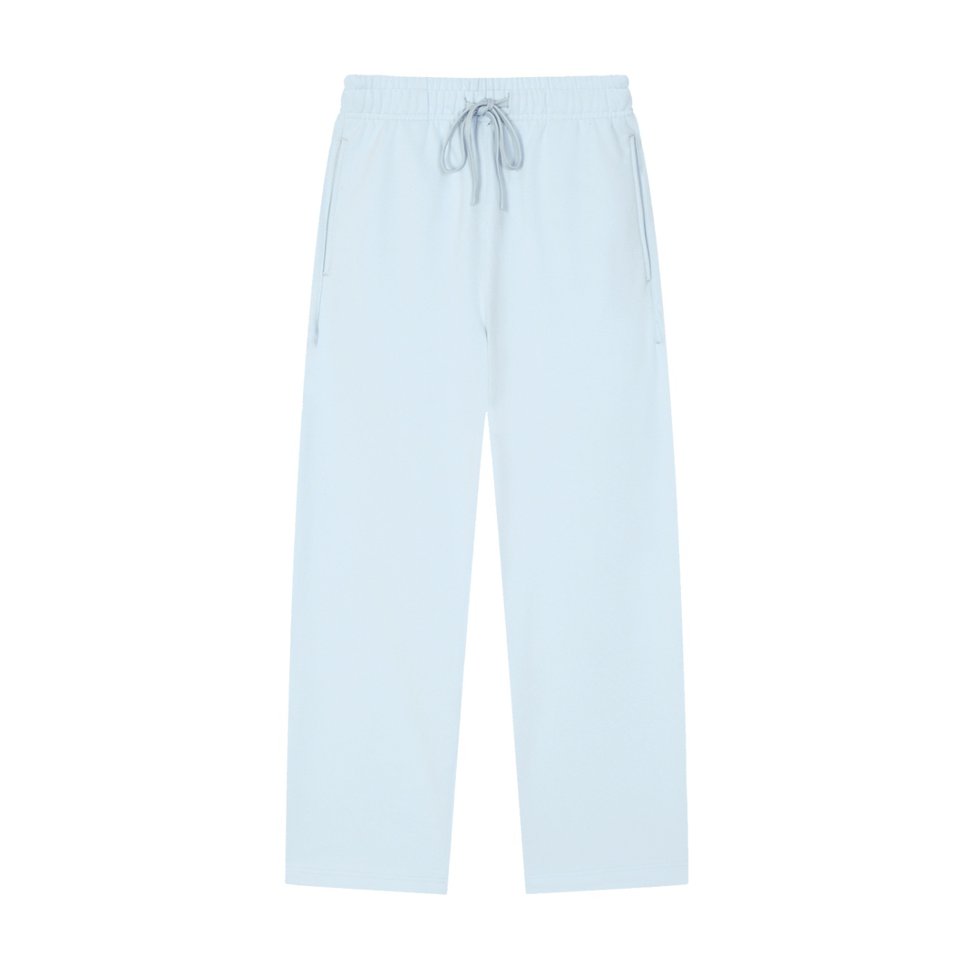 Solid Color Straight-Leg Sweatpants - Image 13