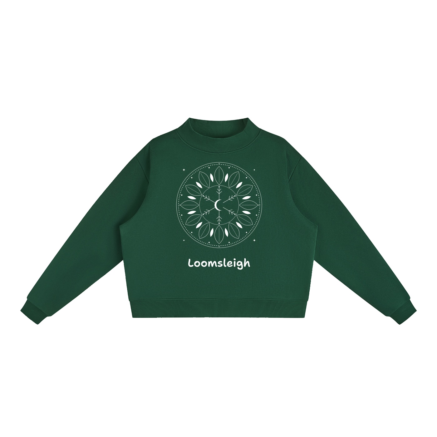 Essential Fleece Mock-Neck Crew Sweatshirt - Image 7