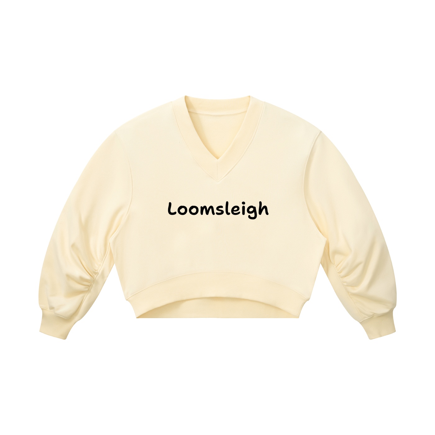 Women’s Crop V-Neck Sweatshirt