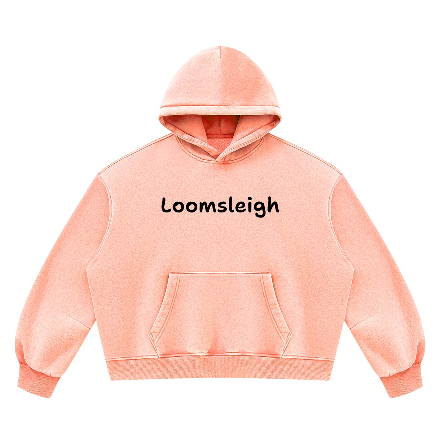 Unisex Vintage Wash Boxy Fleece Hoodie - Image 5