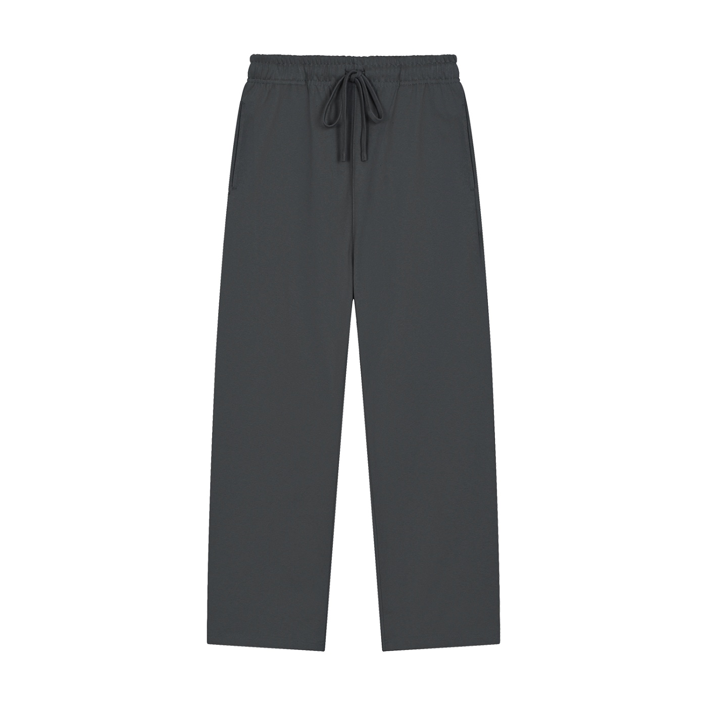 Solid Color Straight-Leg Sweatpants - Image 17