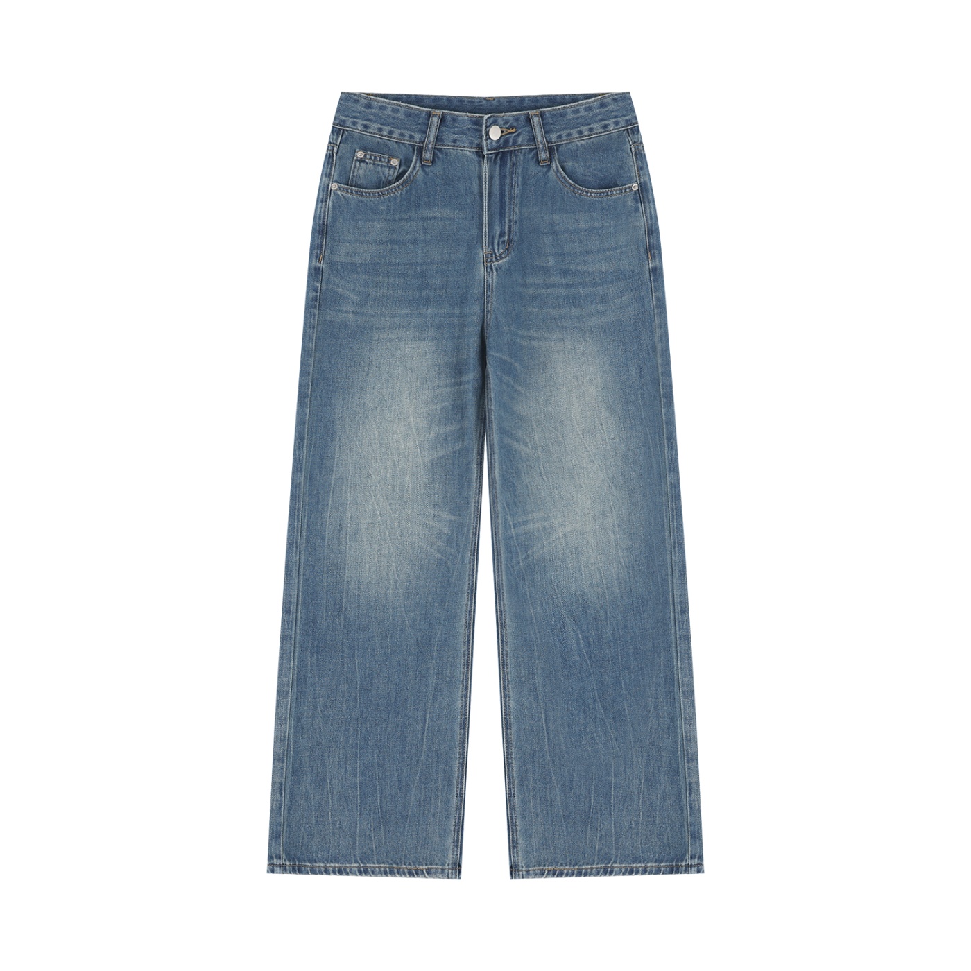 Women’s Vintage Wash Wide Leg Jeans