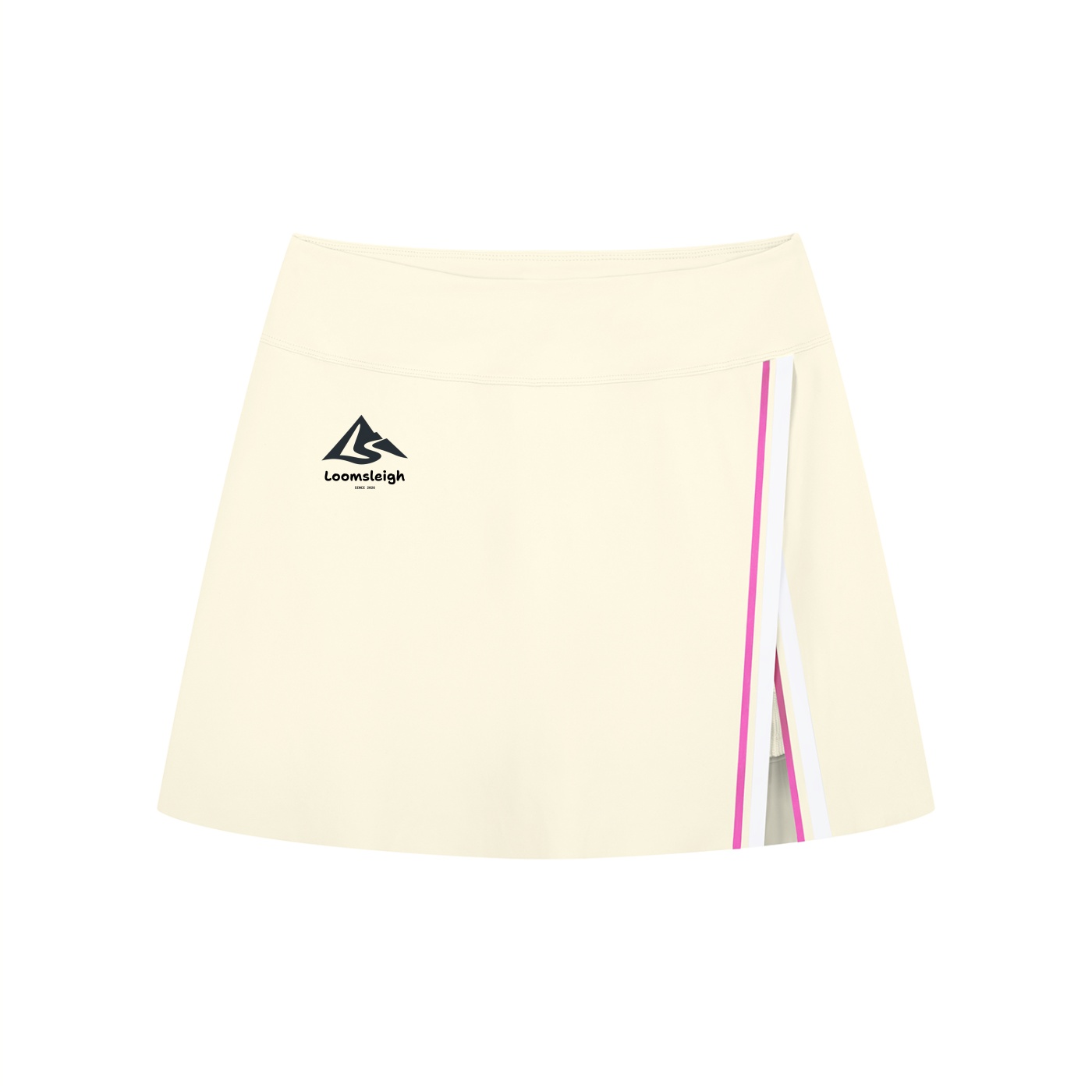 Women's A-Line Contrast Panel Slit Skirt - Image 3