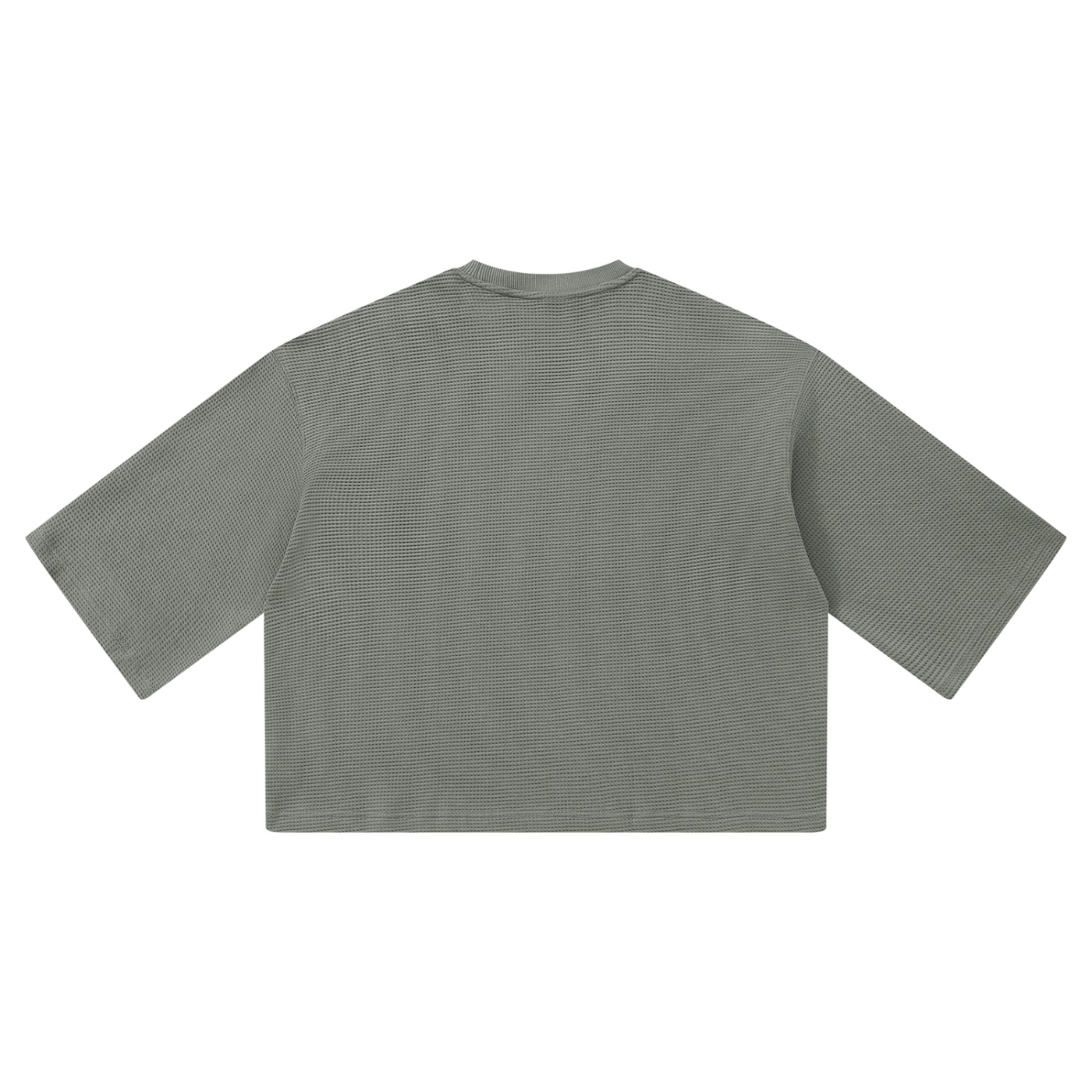 Unisex Waffle Boxy T-Shirt - Image 4