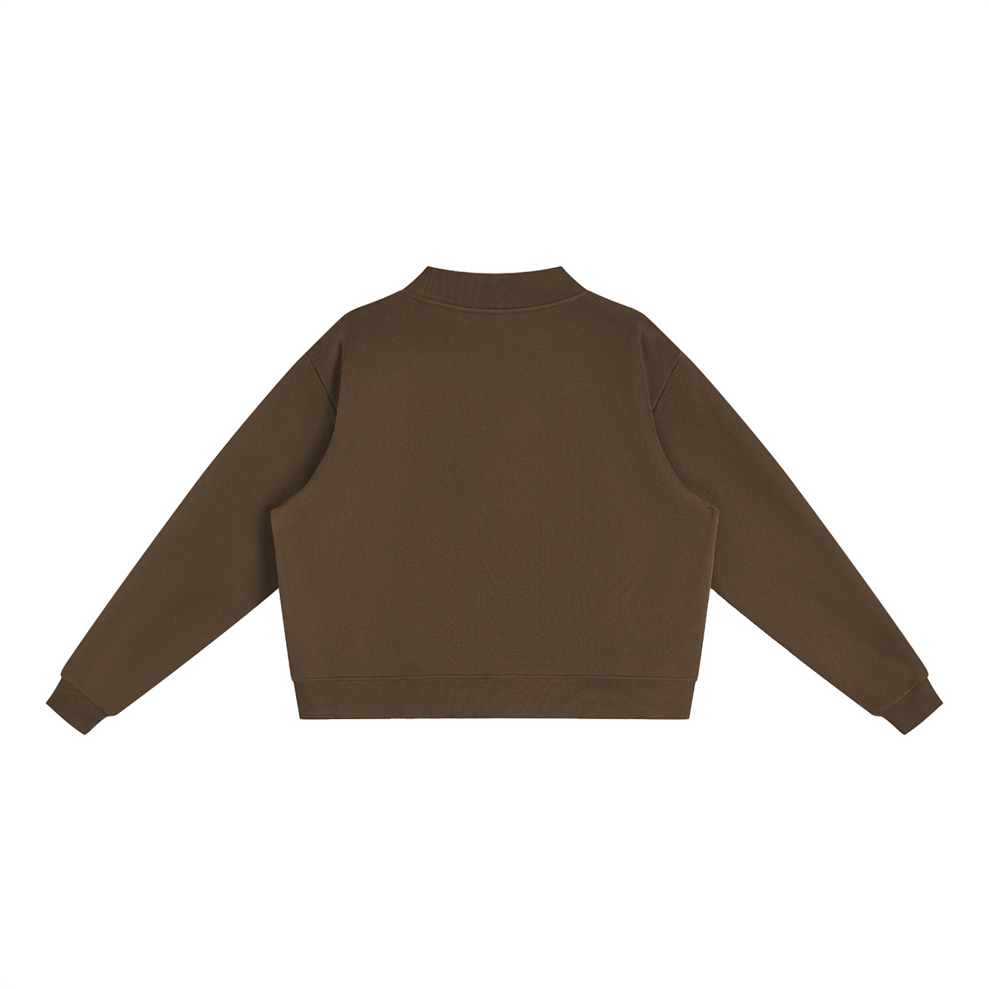 Essential Fleece Mock-Neck Crew Sweatshirt - Image 6