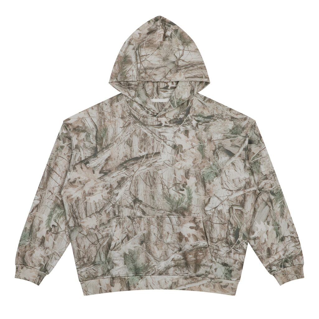 Unisex Oversized Fleece Tree Camo Hoodie