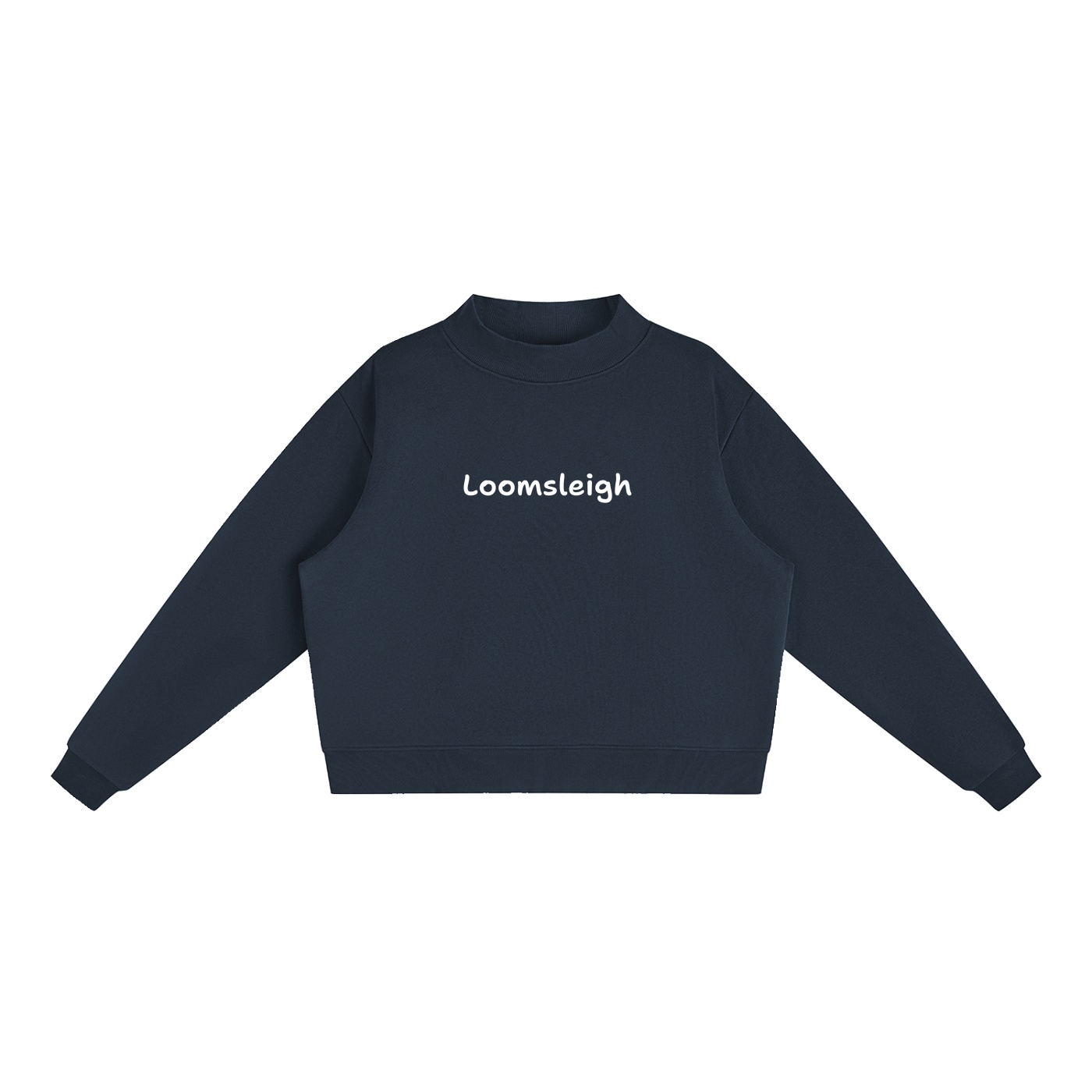 Essential Fleece Mock-Neck Crew Sweatshirt - Image 3