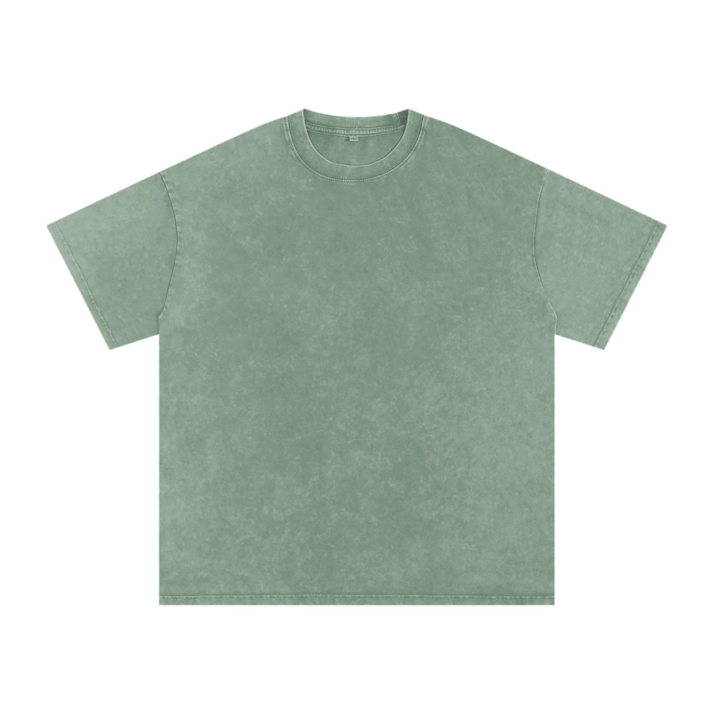 Snow Washed Oversized Cotton T-Shirt - Image 7