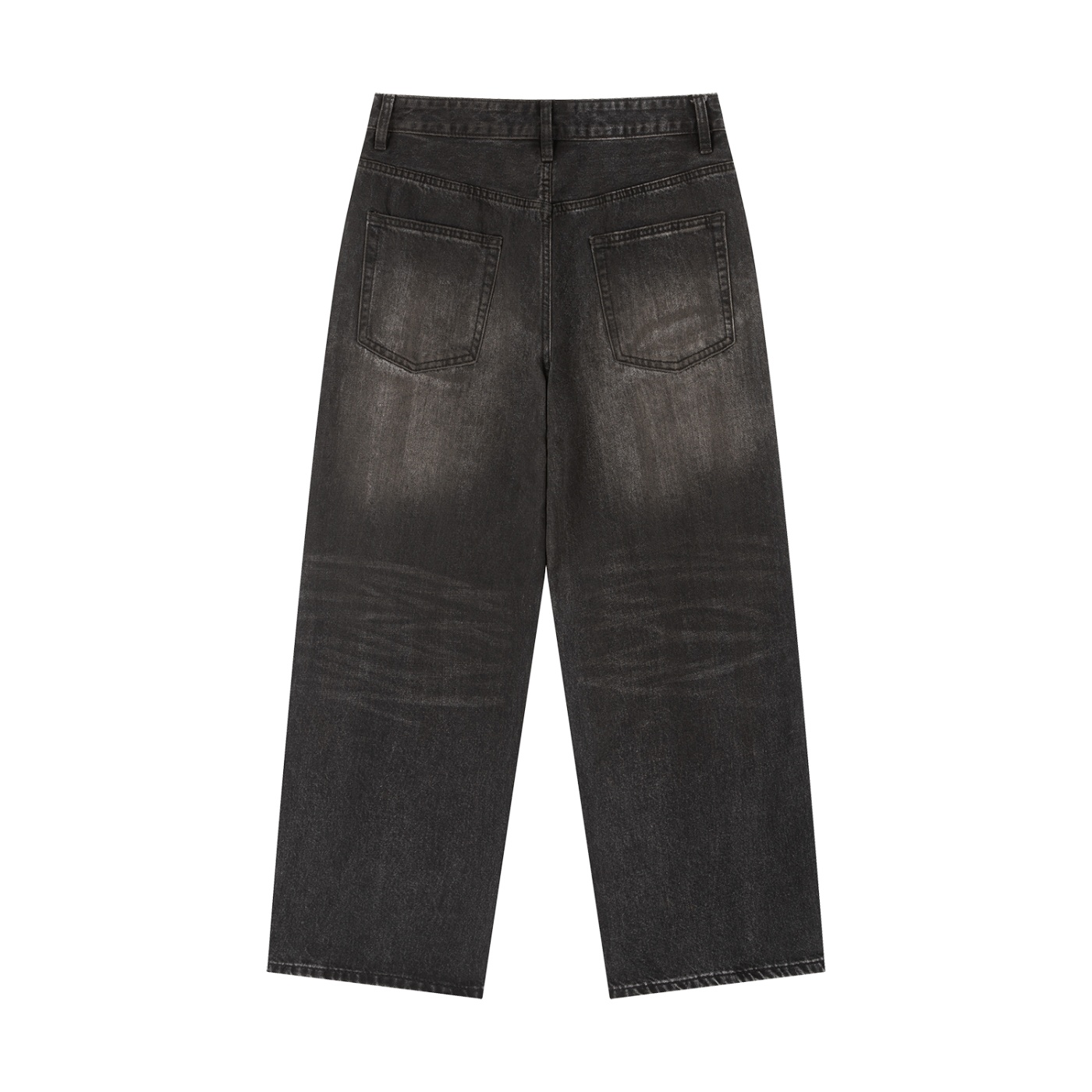 Vintage Wash Heavyweight Denim Jeans - Image 2
