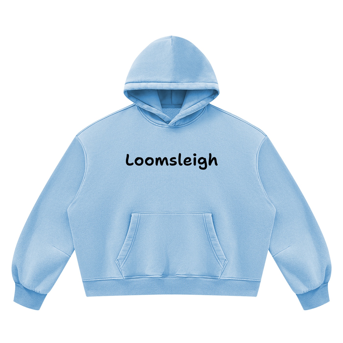 Unisex Vintage Wash Boxy Fleece Hoodie - Image 9