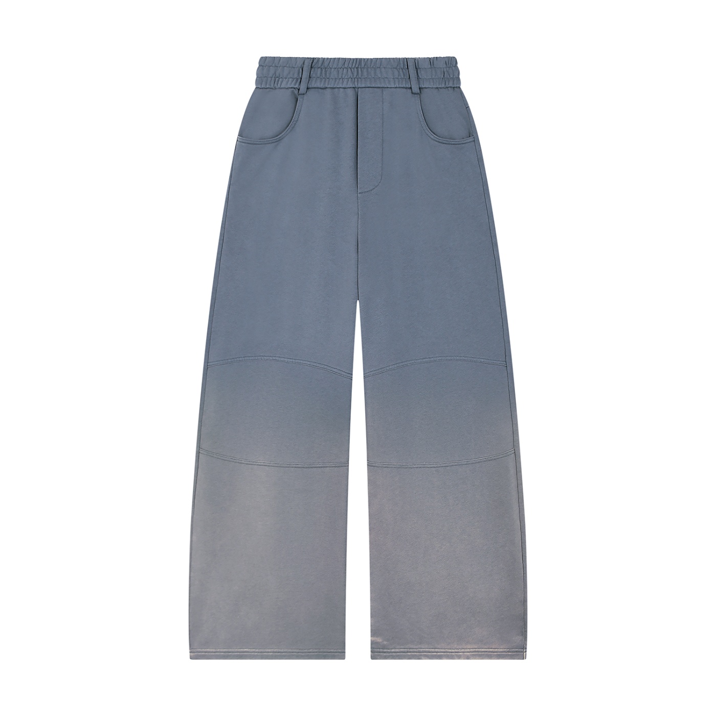 Unisex Sunfade Paneled Barrel Leg Sweatpants - Image 7