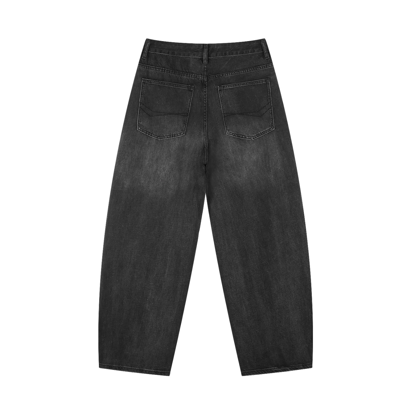 Men's Distressed Barrel Leg Jeans - Image 10