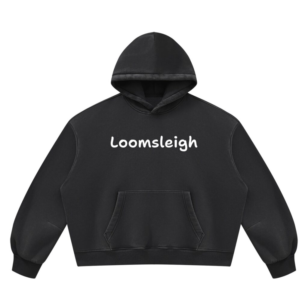 Unisex Vintage Wash Boxy Fleece Hoodie