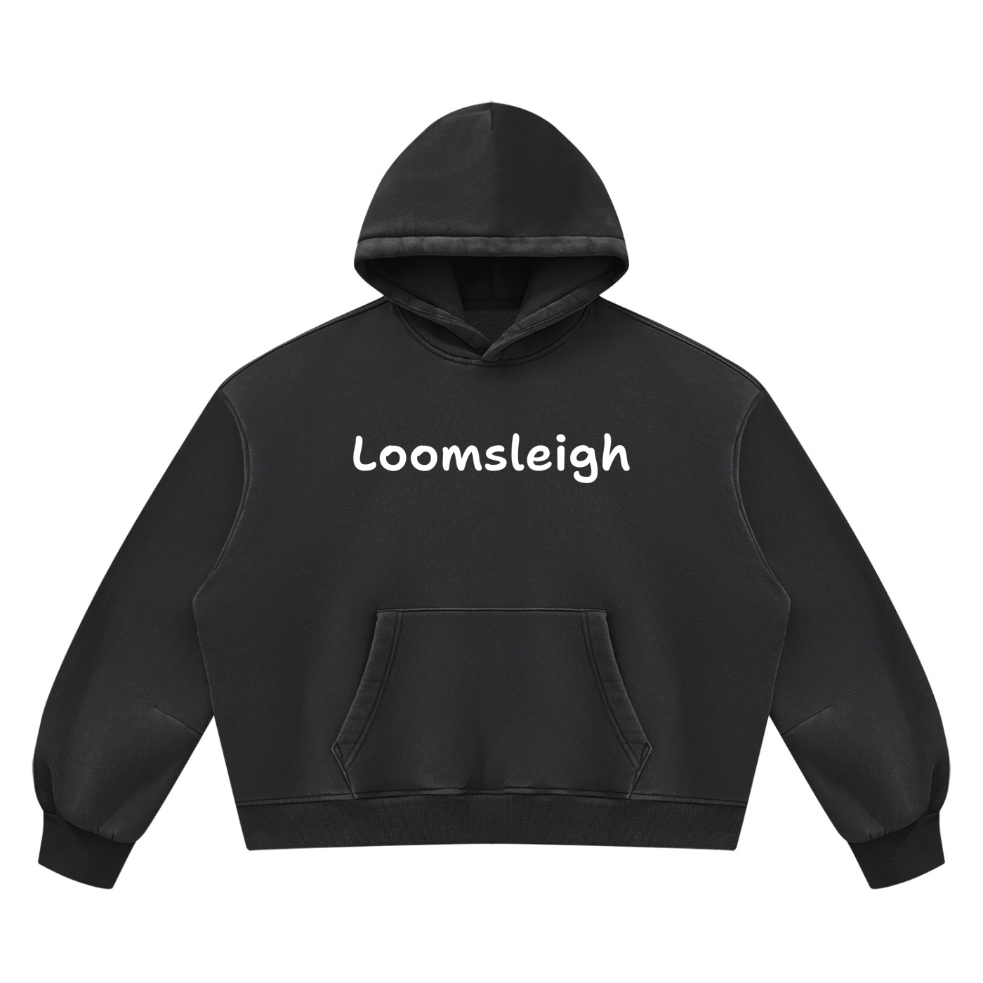 Unisex Vintage Wash Boxy Fleece Hoodie