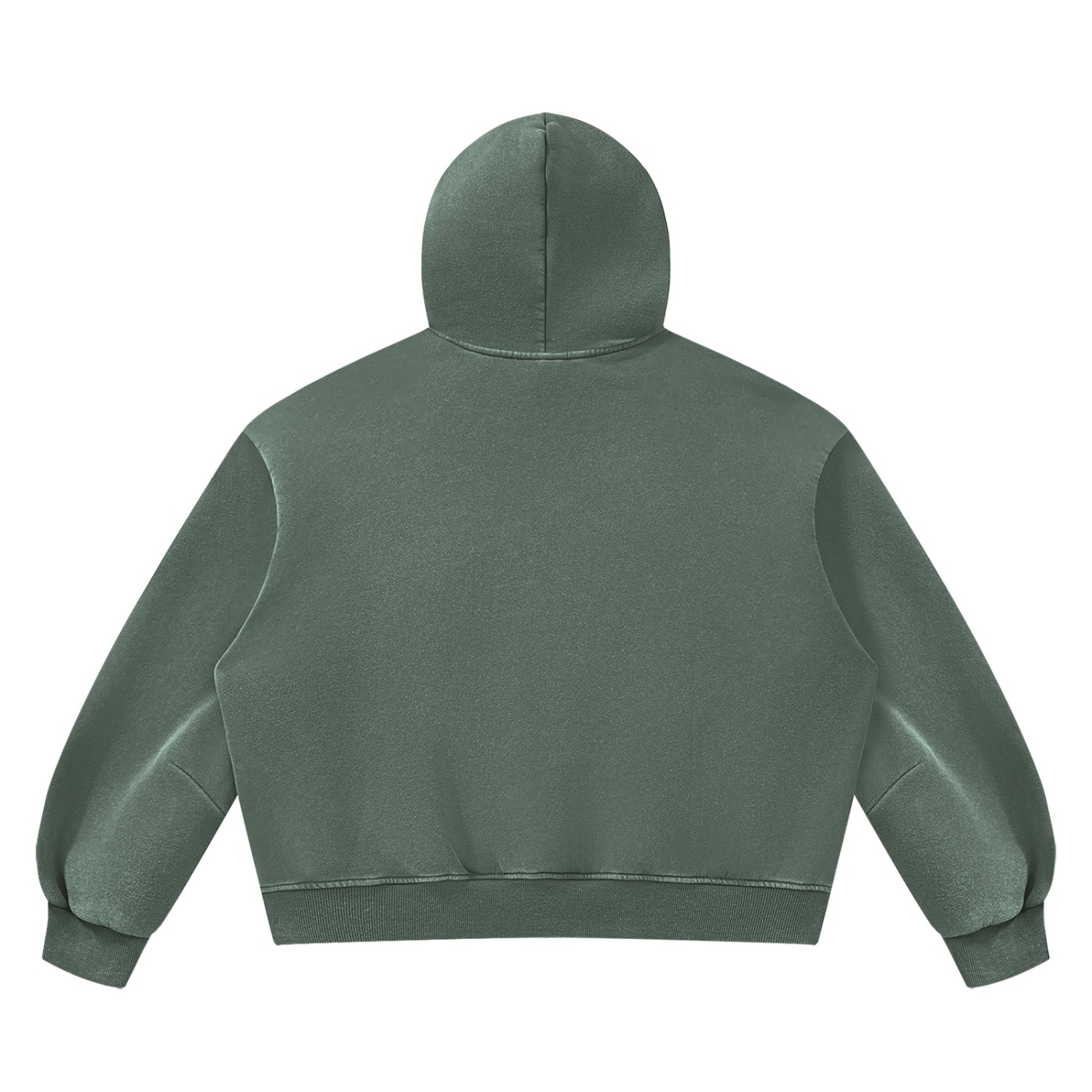 Unisex Vintage Wash Boxy Fleece Hoodie - Image 4