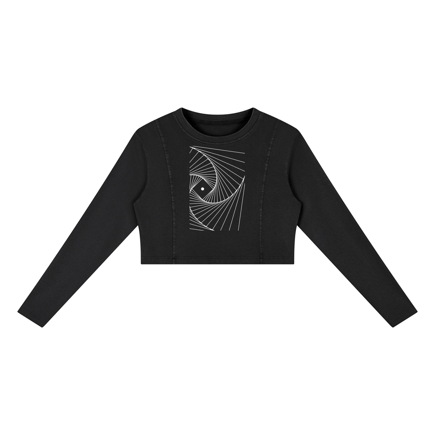 Looms Women Mineral Wash Crop Sweatshirt - Image 5