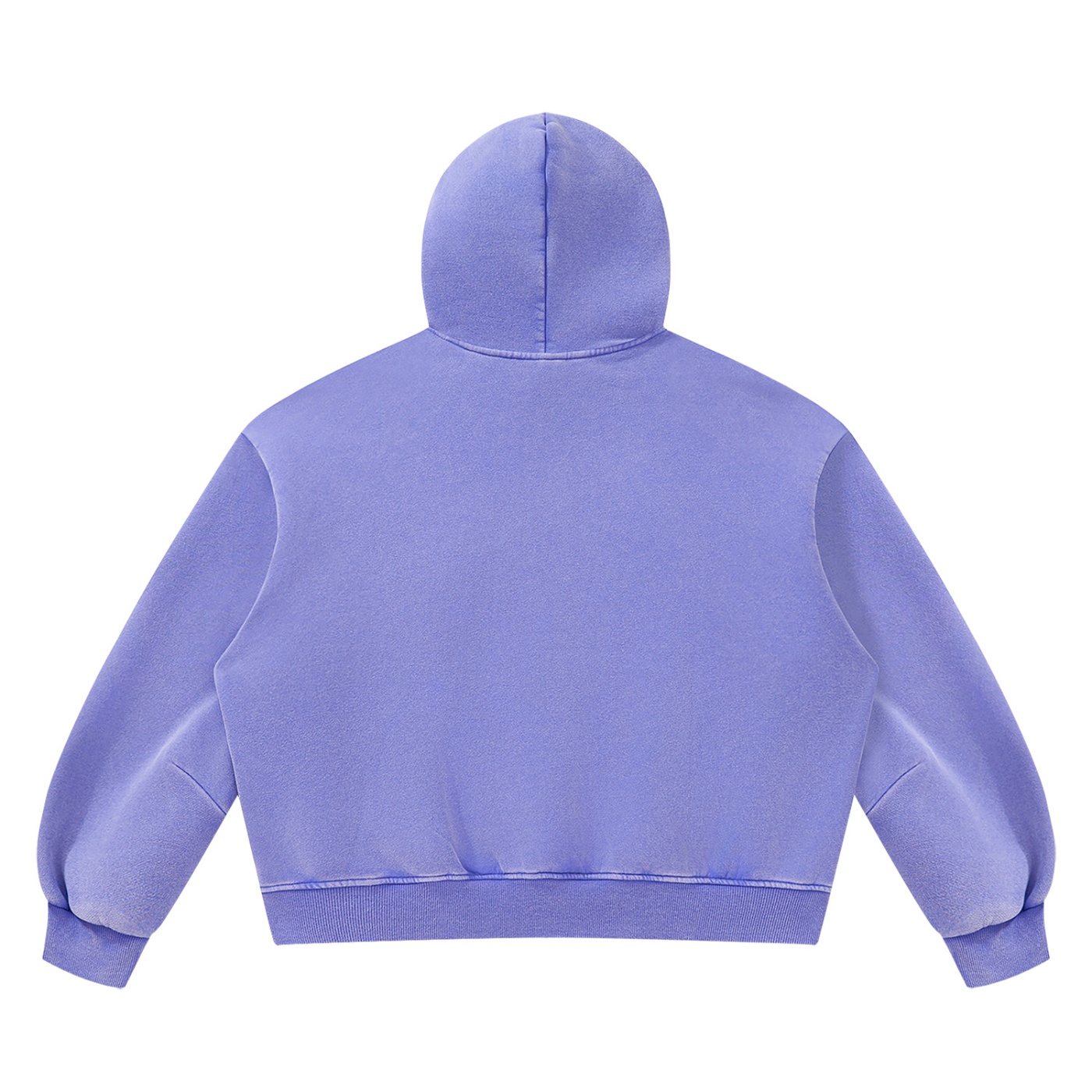 Unisex Vintage Wash Boxy Fleece Hoodie - Image 16